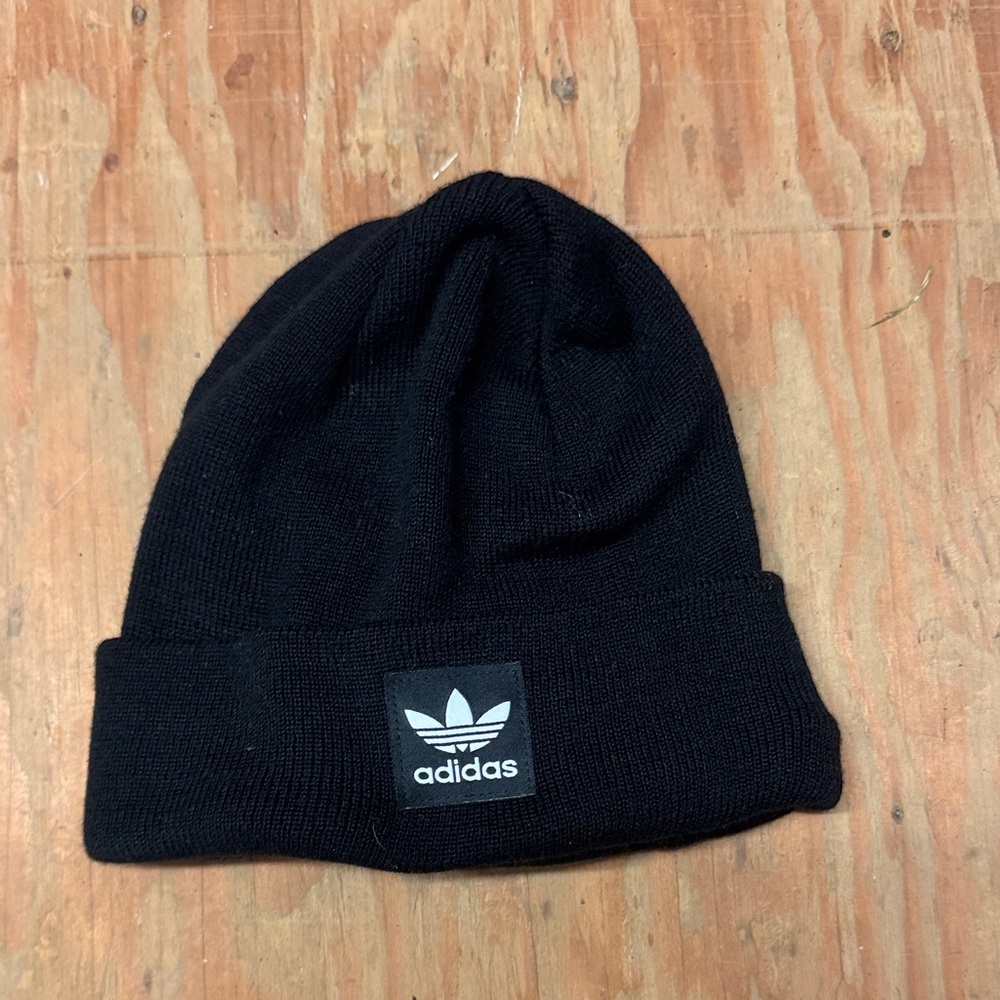 Adidas Classic Black Knit Beanie